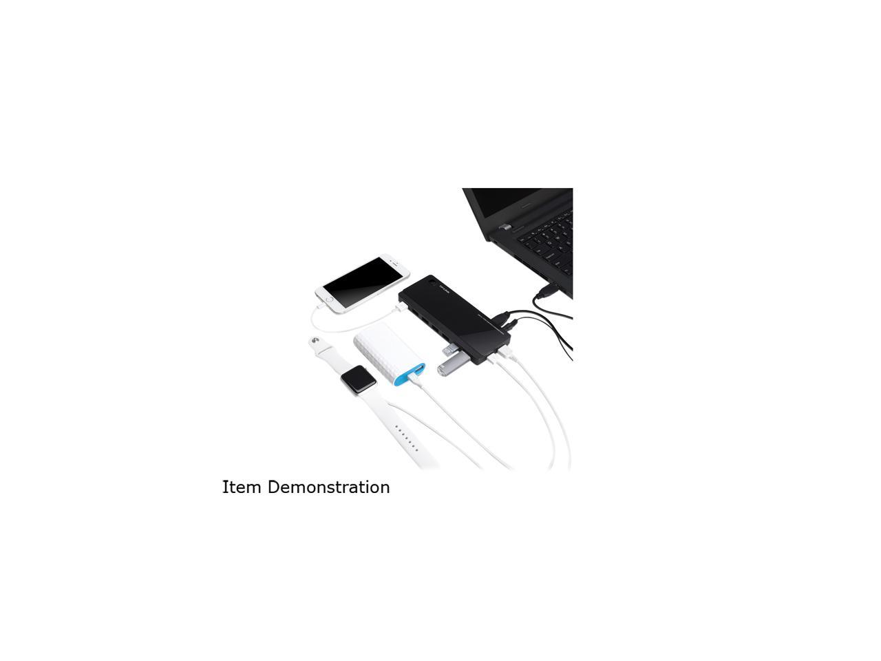 TP-Link Powered USB Hub 3.0 with 7 USB 3.0 Data Ports and 2 Smart Charging USB Ports. Compatible with Windows, Mac, Chrome & Linux OS, with Power On/Off Button, 12V/4A Power Adapter(UH720)