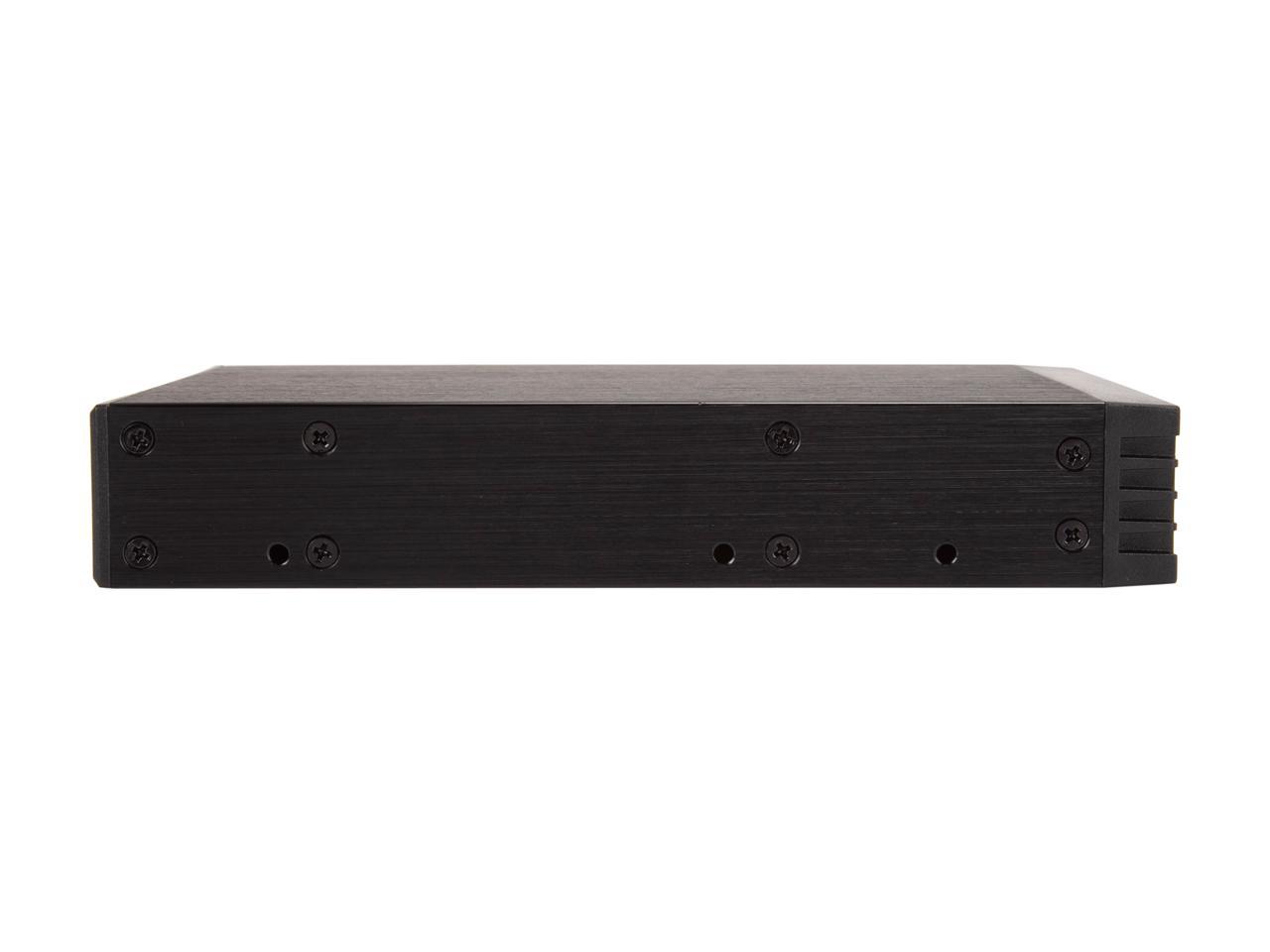 Athena Power BP-SAC3121AB 1 x 3.5" Bay for 2.5" SSD/HDD with Tray Design Key Lock, Aluminum Frame with Stainless Tray