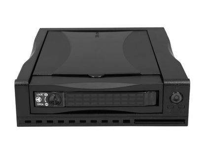 Athena Power MR-125PBÂ 3.5" HDD Hot-Swap Mobile Rack Converts 1 x 5.25" to 1 x 3.5" SATA/SAS 6Gb/s HDD with LED Indicator & 1 x 80mm Slim Fan - OEM