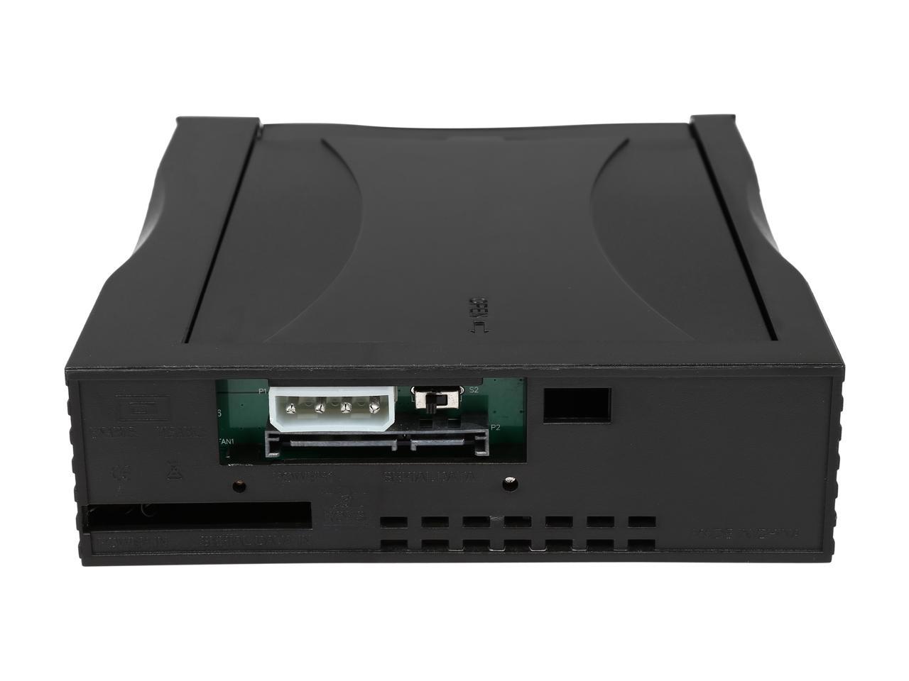 Athena Power MR-125PBÂ 3.5" HDD Hot-Swap Mobile Rack Converts 1 x 5.25" to 1 x 3.5" SATA/SAS 6Gb/s HDD with LED Indicator & 1 x 80mm Slim Fan - OEM