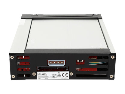 Athena Power MR-135AB 3.5" HDD Hot-Swap Mobile Rack Converts 1 x 5.25" to 1 x 3.5" SATA/SAS 6Gb/s HDD - Aluminum Cage & Tray w/ Dual Function Keylock, LED Indicator & 1 x 40mm Fan - OEM