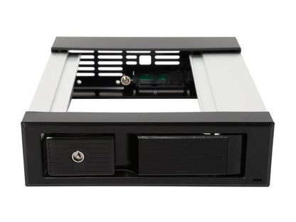 Athena Power MR-16TLAB 3.5" HDD Trayless Hot-Swap Mobile Rack Converts 1 x 5.25" to 1 x 3.5" SATA/SAS 6Gb/s HDD - Aluminum Cage & Bezel w/ Security Keylock & LED Indicator