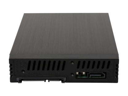 Athena Power BP-TLA2221SATA 2.5" HDD/SSD Trayless Hot-Swap Backplane Module Converts 1 X 3.5" to 2 X 2.5" SATA 6Gb/s HDD/SSD - Aluminum Cage & Bezel w/ Security Keylock & LED Indicators - OEM