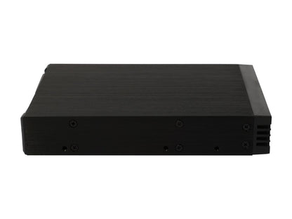 Athena Power BP-TLA2221SATA 2.5" HDD/SSD Trayless Hot-Swap Backplane Module Converts 1 X 3.5" to 2 X 2.5" SATA 6Gb/s HDD/SSD - Aluminum Cage & Bezel w/ Security Keylock & LED Indicators - OEM