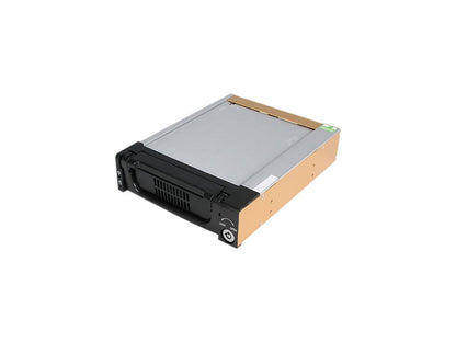 StarTech.com Black Aluminum 5.25in Rugged SATA Hard Drive Mobile Rack Drawer (DRW150SATBK)