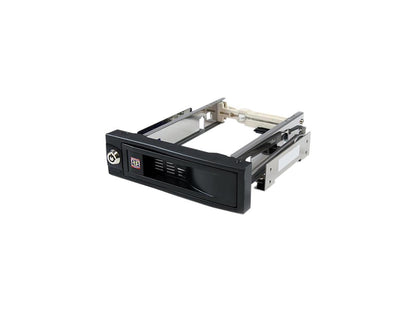 StarTech.com HSB100SATBK 5.25in Trayless Hot Swap Mobile Rack for 3.5in Hard Drive - Internal SATA Backplane Enclosure
