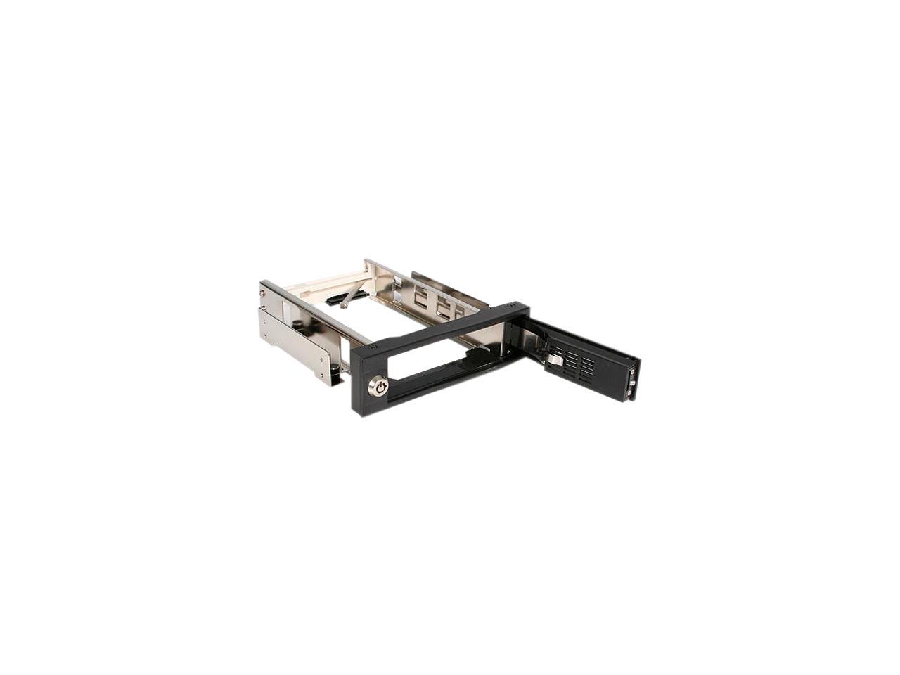 StarTech.com HSB100SATBK 5.25in Trayless Hot Swap Mobile Rack for 3.5in Hard Drive - Internal SATA Backplane Enclosure