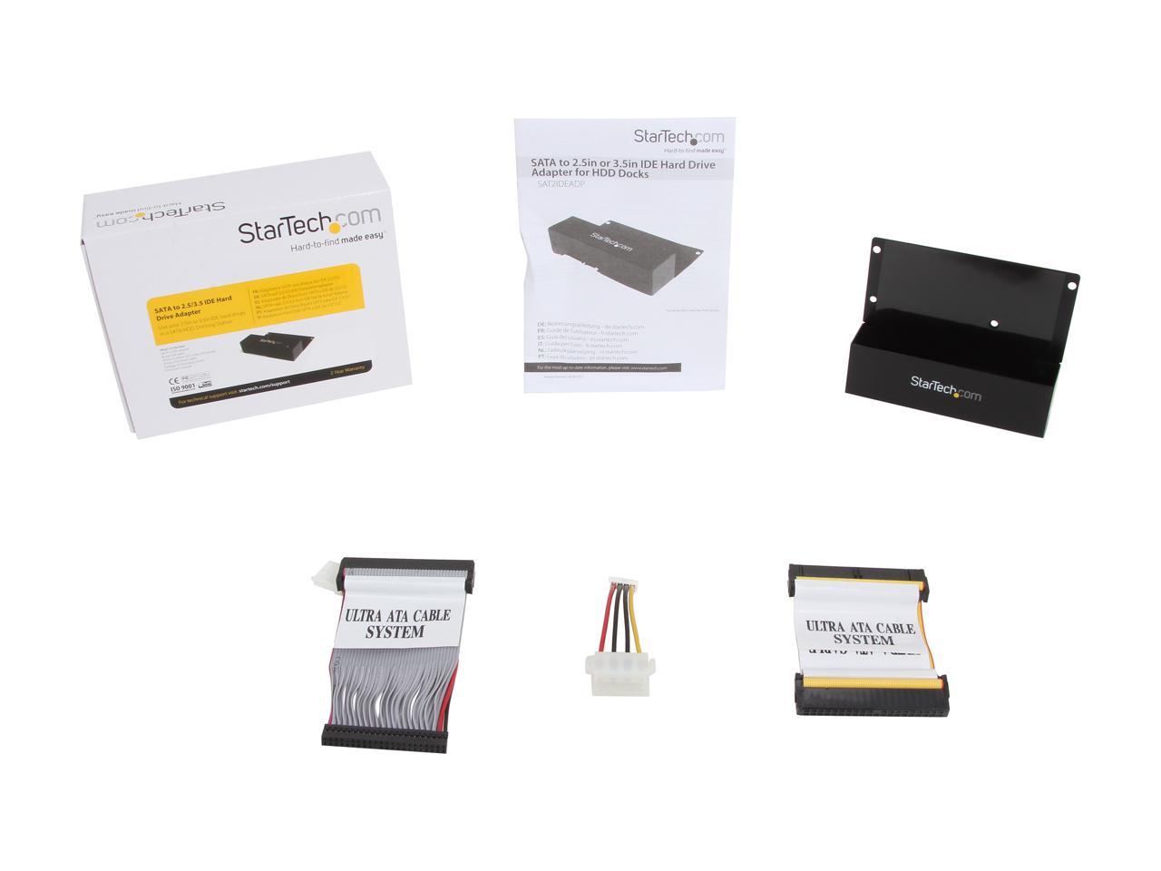 StarTech.com SAT2IDEADP SATA to 2.5in or 3.5in IDE Hard Drive Adapter for HDD Docks
