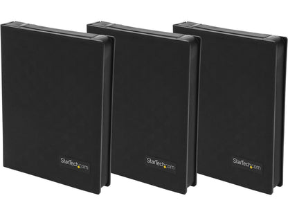 StarTech HDDCASE25BK 2.5in Anti-Static Hard Drive Protector Case - Black (3pk)