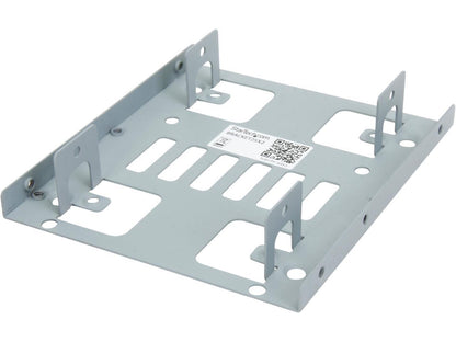 StarTech.com BRACKET25X2 Dual 2.5â€? to 3.5" Hard Drive Bay Mounting Bracket - 2.5" to 3.5" HDD / SSD Mounting Bracket w/ SATA Power and Data cabling