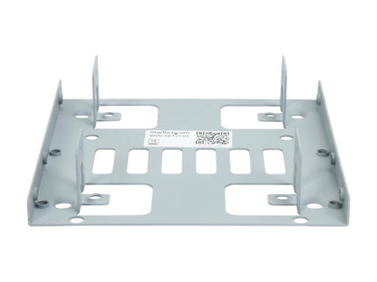 StarTech.com BRACKET25X2 Dual 2.5â€? to 3.5" Hard Drive Bay Mounting Bracket - 2.5" to 3.5" HDD / SSD Mounting Bracket w/ SATA Power and Data cabling