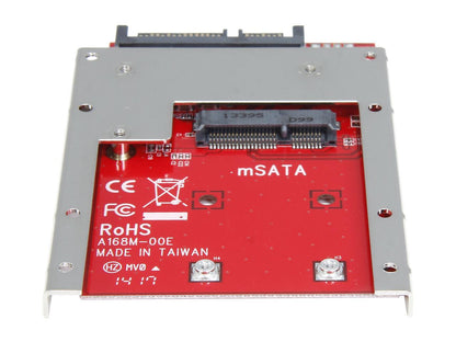 StarTech SAT32MSAT257 mSATA SSD to 2.5in SATA Adapter Converter