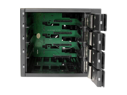 StarTech.com HSB4SATSASBA 4 Bay Aluminum Trayless Hot Swap Mobile Rack Backplane for 3.5in SAS II/SATA III - 6 Gbps HDD