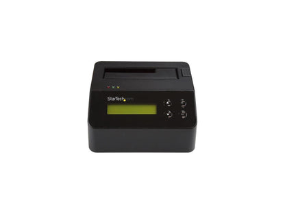 StarTech.com SDOCK1EU3P2 Hard Drive Eraser - for 2.5in / 3.5in SATA SSD/HDD - 4Kn Support - Standalone - Integrated LCD - Hard Drive Dock - SATA Dock