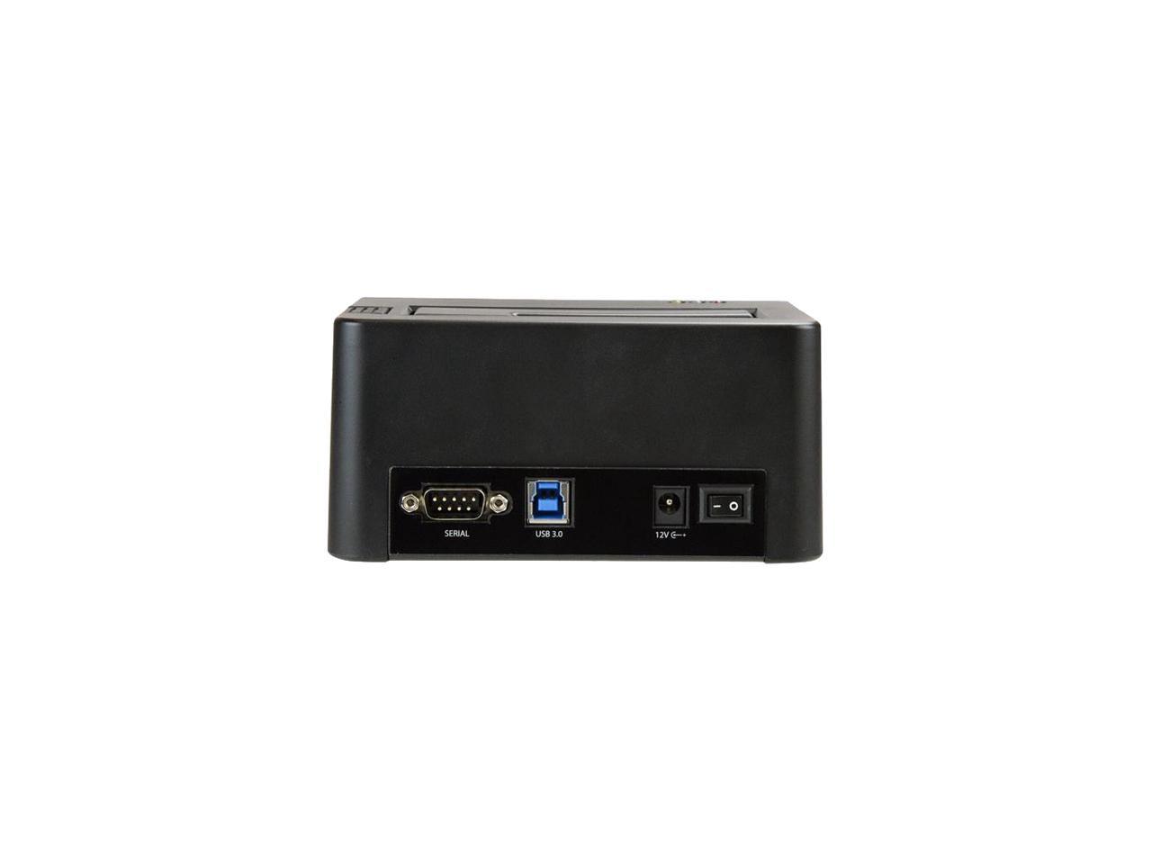 StarTech.com SDOCK1EU3P2 Hard Drive Eraser - for 2.5in / 3.5in SATA SSD/HDD - 4Kn Support - Standalone - Integrated LCD - Hard Drive Dock - SATA Dock