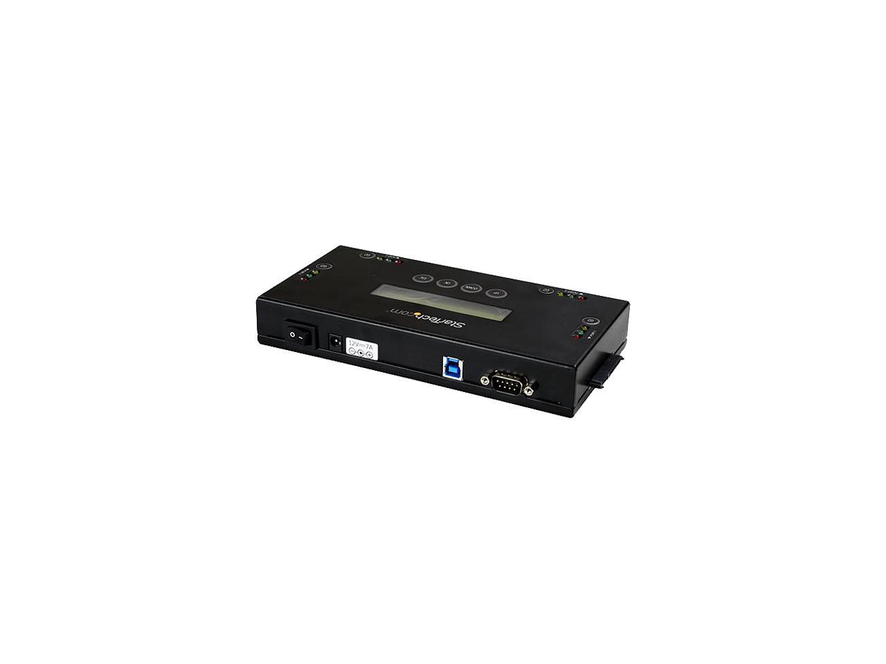 StarTech SATERASER4 Hard Drive Eraser - for 2.5in / 3.5in SATA SSD / HDD - 4 Bay - Standalone - Integrated LCD - Hard Drive Wiper - HDD Eraser
