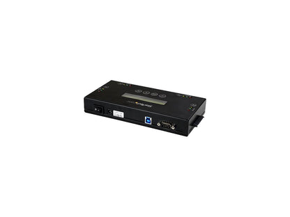 StarTech SATERASER4 Hard Drive Eraser - for 2.5in / 3.5in SATA SSD / HDD - 4 Bay - Standalone - Integrated LCD - Hard Drive Wiper - HDD Eraser