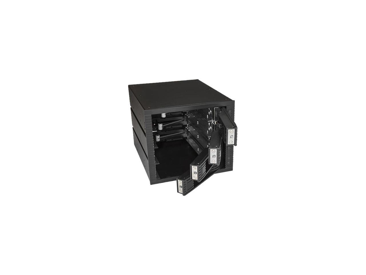 StarTech HSB43SATSASB 4 Bay 3.5" SATA SAS Backplane - 3 x 5.25in Bays - Trayless Mobile Rack - SATA Backplane - Removable Hard Drive Bay - HDD Rack