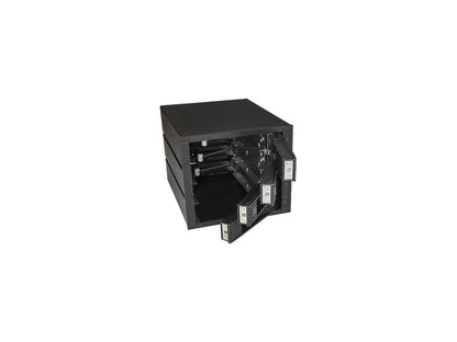 StarTech HSB43SATSASB 4 Bay 3.5" SATA SAS Backplane - 3 x 5.25in Bays - Trayless Mobile Rack - SATA Backplane - Removable Hard Drive Bay - HDD Rack