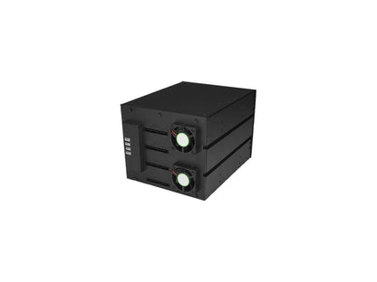 StarTech HSB43SATSASB 4 Bay 3.5" SATA SAS Backplane - 3 x 5.25in Bays - Trayless Mobile Rack - SATA Backplane - Removable Hard Drive Bay - HDD Rack