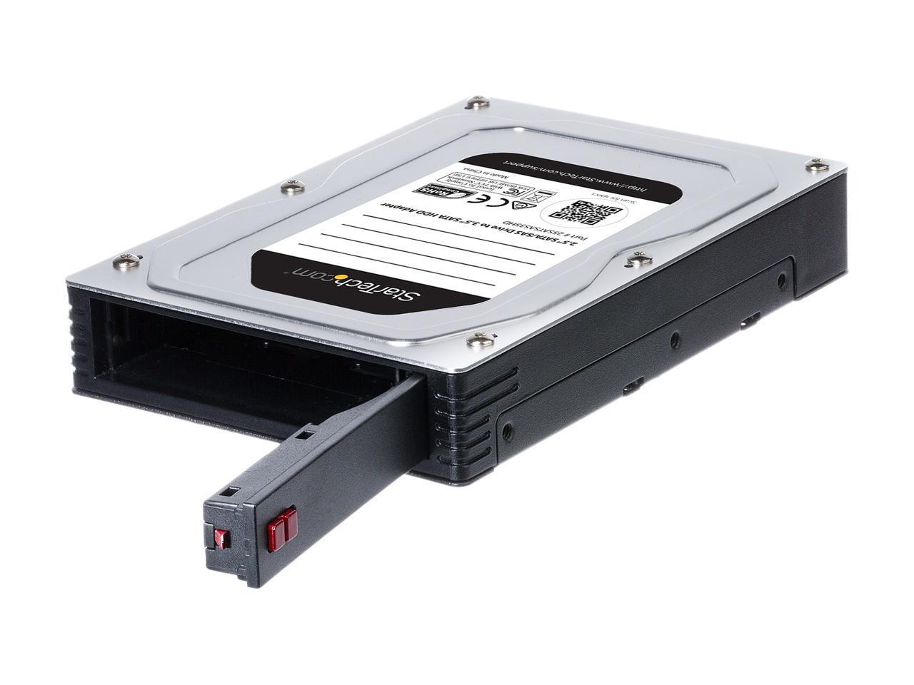 StarTech 25SATSAS35HD 2.5" to 3.5" Hard Drive Adapter - For SATA and SAS SSDs/HDDs - SSD Enclosure - HDD Enclosure - Internal Hard Drive Enclosure