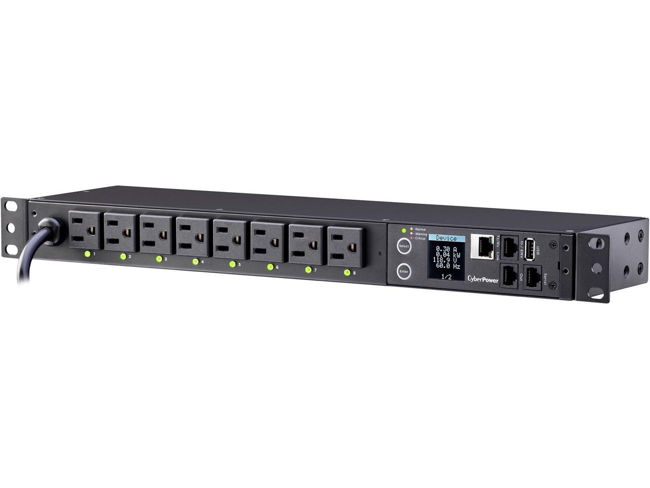 CYBERPOWER PDU81001 MBO Switched PDU 15A 120V