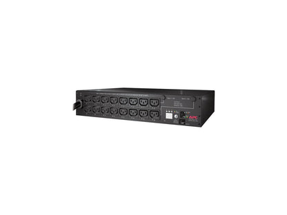 APC by Schneider Rack PDU, Switched, 2U, 30A, 208V, NEMA L6-30P, 16 x IEC 60320 C13, 230V AC - 2U - Rack Mount