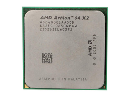 AMD Athlon 64 X2 4000+ Brisbane Dual-Core 2.1 GHz Socket AM2 65W ADO4000IAA5DD Processor