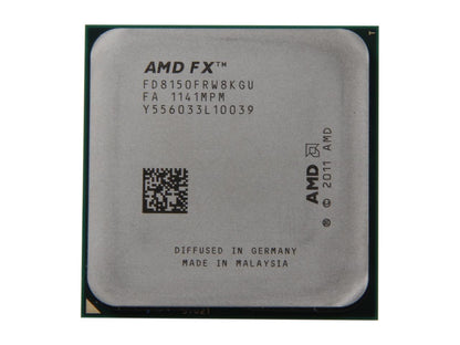 AMD FX-8150 Zambezi 8-Core 3.6GHz (3.9GHz/4.2GHz Turbo) Socket AM3+ 125W FD8150FRW8KGU Desktop Processor