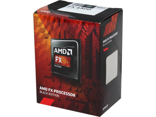 AMD FX-4300 Vishera Quad-Core 3.8 GHz Socket AM3+ 95W FD4300WMHKBOX Desktop Processor