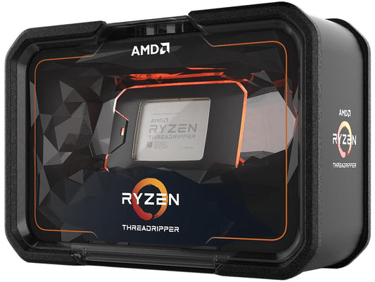 AMD 2nd Gen RYZEN Threadripper 2990WX 32-Core, 64-Thread, 4.2 GHz Max Boost (3.0 GHz Base), Socket sTR4 250W YD299XAZAFWOF Desktop Processor