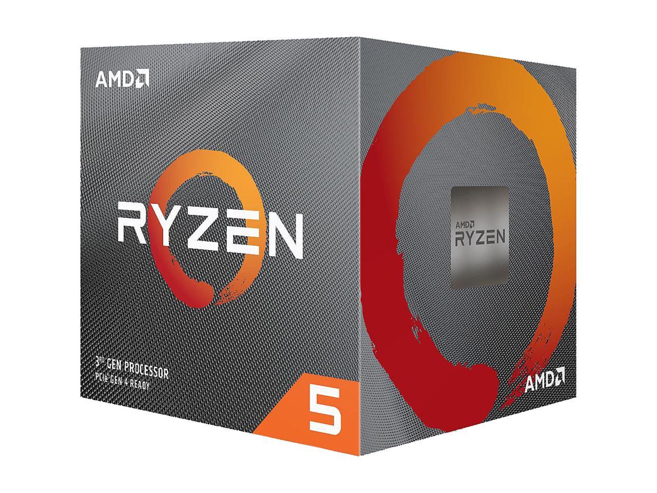 AMD RYZEN 5 3600X 6-Core 3.8 GHz (4.4 GHz Max Boost) Socket AM4 95W 100-100000022BOX Desktop Processor