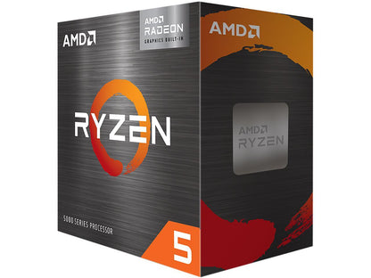 AMD Ryzen 5 5600G - Ryzen 5 5000 G-Series Cezanne (Zen 3) 6-Core 3.9 GHz Socket AM4 65W AMD Radeon Graphics Desktop Processor - 100-100000252BOX