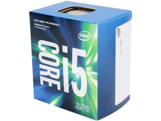 Intel Core i5-7500 Kaby Lake Quad-Core 3.4 GHz LGA 1151 65W BX80677I57500 Desktop Processor