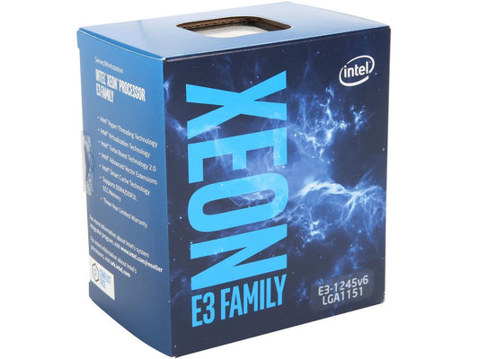 Intel Xeon E3-1245 V6 Kaby Lake 3.7 GHz (4.1 GHz Turbo) LGA 1151 73W BX80677E31245V6 Server Processor Intel HD Graphics P630