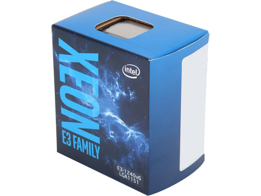 Intel Xeon E3-1240 V6 Kaby Lake 3.7 GHz (4.1 GHz Turbo) LGA 1151 72W BX80677E31240V6 Server Processor