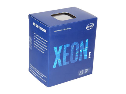 Intel Xeon E-2176G Coffee Lake 3.7 GHz LGA 1151 80W BX80684E2176G Server Processor Intel UHD Graphics P630