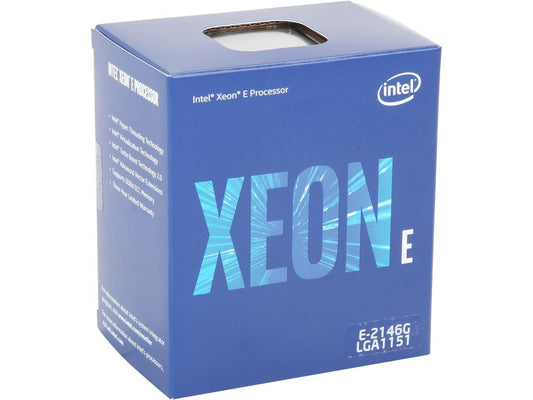 Intel Xeon E-2146G Coffee Lake 3.5 GHz LGA 1151 80W BX80684E2146G Server Processor Intel UHD Graphics P630