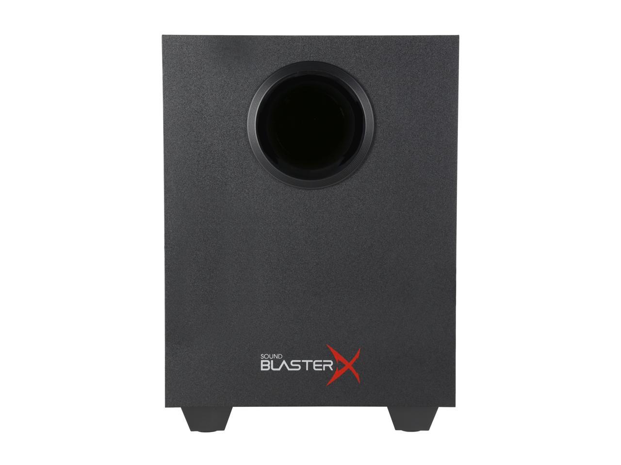 Sound BlasterX Kratos S5 2.1 Gaming Speaker System with Customizable RGB Lighting