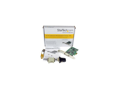 StarTech PEXHDCAP2 PCIe Video Capture Card - HDMI / DVI / VGA / Component - 1080p - Game Capture Card - HDMI Video Capture Card