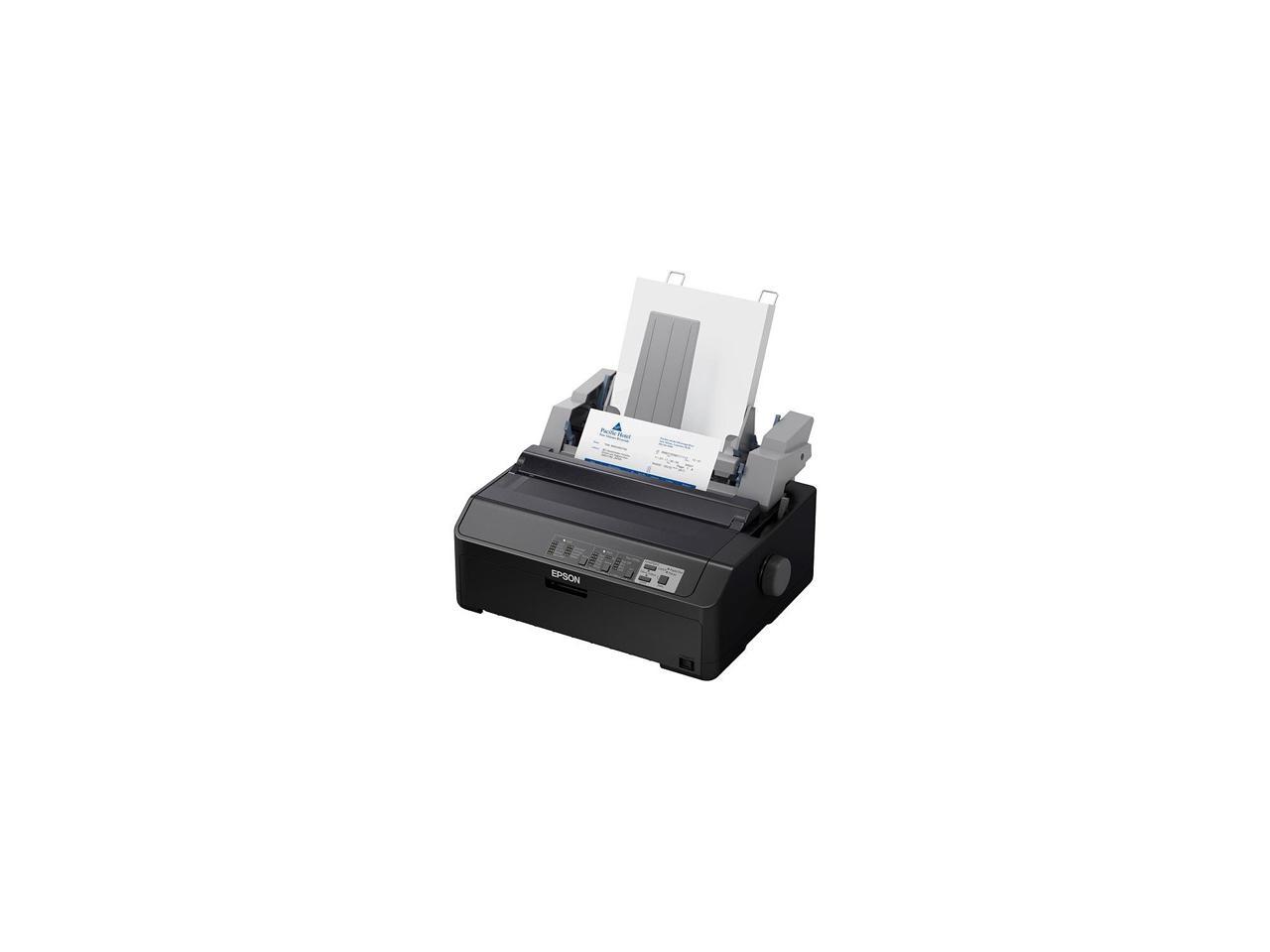 Epson - C11CF39201 - Epson LQ-590II 24-pin Dot Matrix Printer - Monochrome - 584 cps Mono - USB - Parallel