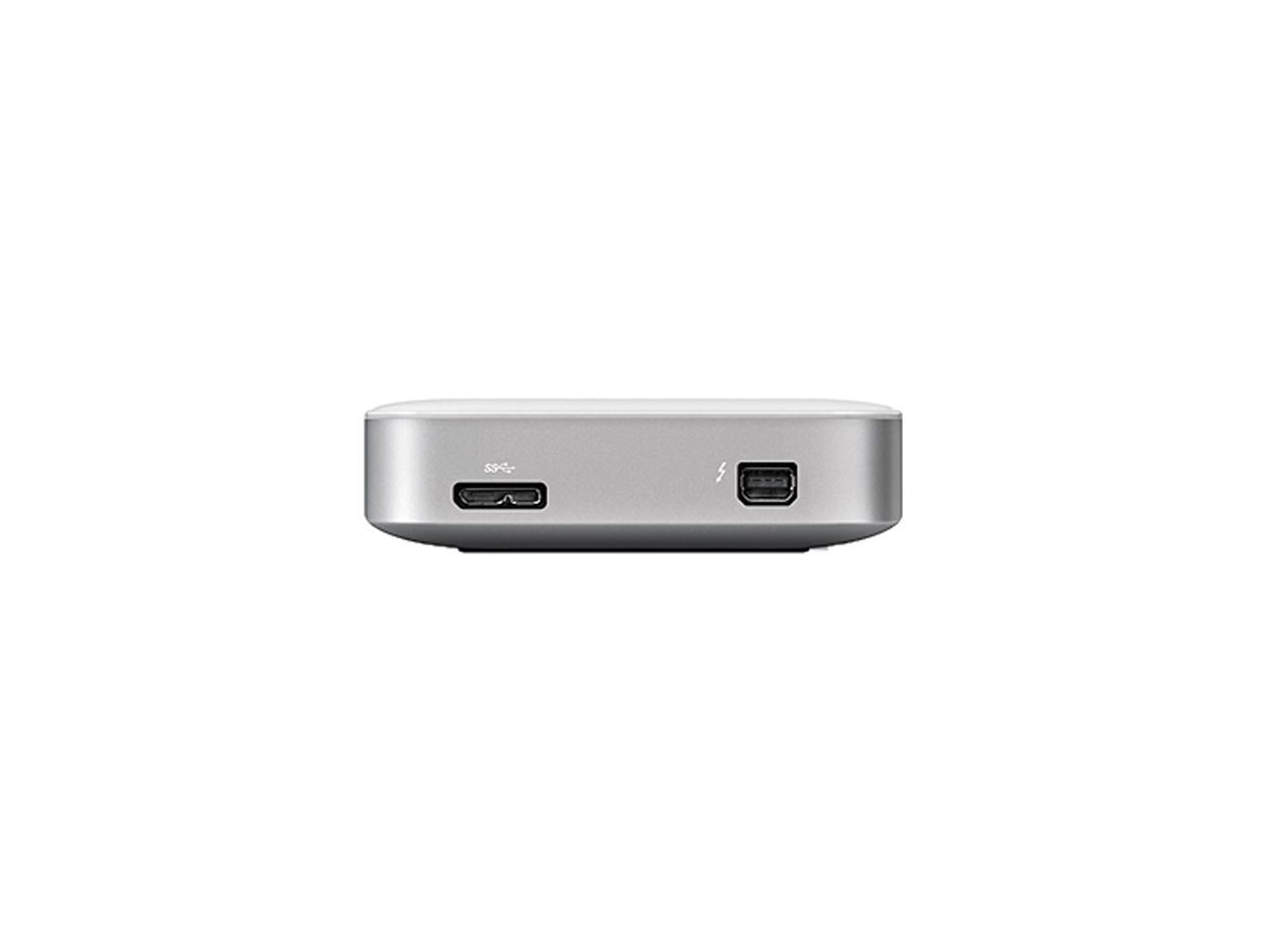 BUFFALO MiniStation Thunderbolt USB 3.0 2 TB Portable Hard Drive (HD-PA2.0TU3) - Pre-formatted for