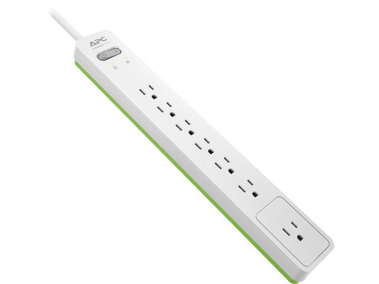 APC SurgeArrest Essential, 1440 Joules, 6 Feet Cable (White)