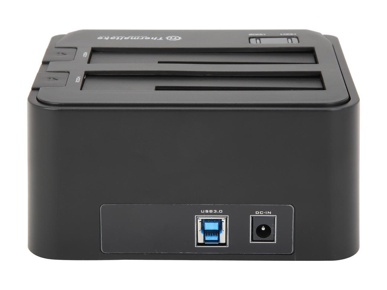 Thermaltake BlacX Duet 2.5"/3.5" SATA I/II/III USB 3.0 External Hard Drive Enclosure Docking Station ST0014U-D