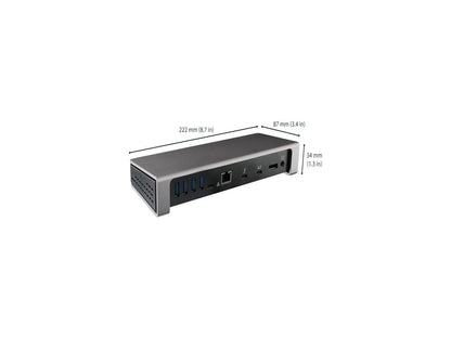 StarTech.com TB3DOCK2DPPD Thunderbolt 3 Dock - 85W Power Delivery - Dual 4K Monitor Docking Station with USB Type C & DisplayPort (TB3DOCK2DPPD)