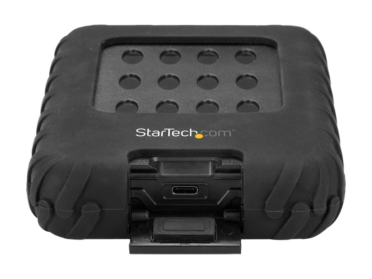 StarTech S251BRU31C3 USB 3.1 External Hard Drive Enclosure - Rugged - for 2.5â€? SATA Hard Drive Enclosure - HDD / SSD Enclosure - USB 3.1 Enclosure