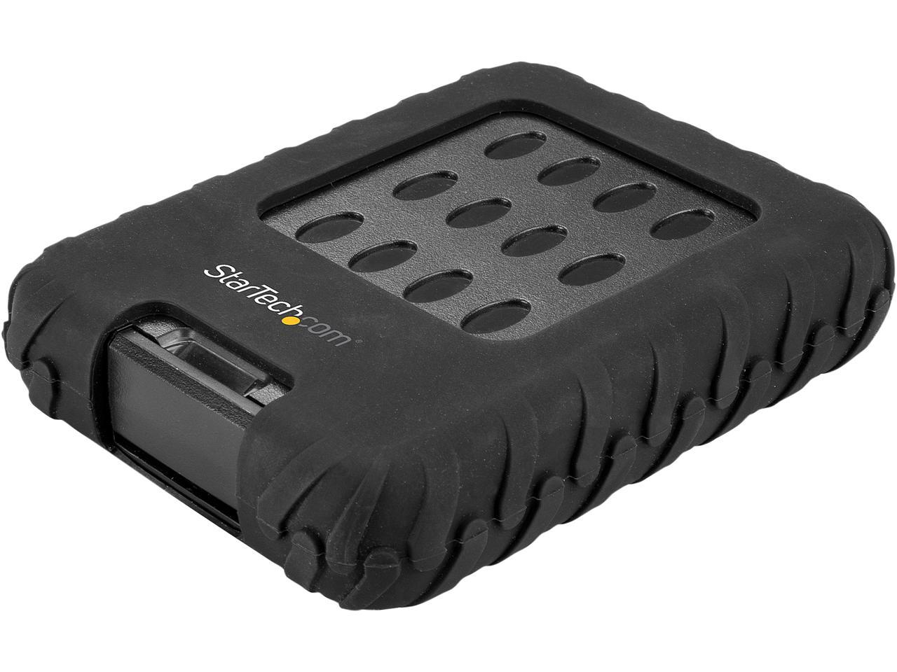 StarTech S251BRU31C3 USB 3.1 External Hard Drive Enclosure - Rugged - for 2.5â€? SATA Hard Drive Enclosure - HDD / SSD Enclosure - USB 3.1 Enclosure
