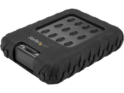 StarTech S251BRU31C3 USB 3.1 External Hard Drive Enclosure - Rugged - for 2.5â€? SATA Hard Drive Enclosure - HDD / SSD Enclosure - USB 3.1 Enclosure