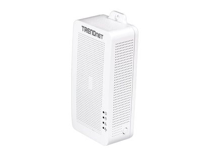 TRENDnet TPL-331EP2K Powerline 200 AV PoE+ Adapter Kit, PoE+ Output Port Supports PoE (15.4W) and PoE+ (30W) devices, Includes Two TPL-331EP Adapters