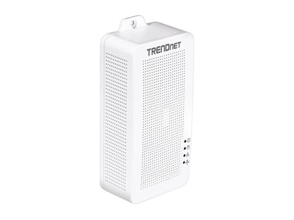 TRENDnet TPL-331EP2K Powerline 200 AV PoE+ Adapter Kit, PoE+ Output Port Supports PoE (15.4W) and PoE+ (30W) devices, Includes Two TPL-331EP Adapters